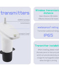 No Fuss Ultrasonic Water Level Monitor with Digital Readout and High Sensitivity Sensor transmitter details