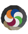 10 Pcs 3 Inch 75mm Hook Loop Silicone Carbide Sandpaper Discs in various colors for Wet Dry Polishing Buffing Grinding