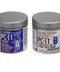 Two-Part Marine Grade Epoxy Adhesive Paste For Dry, Wet, And Underwater Bonding, A Go-To Solution That Sticks Fiberglass, Concrete, Metals, Glass, Ceramic, And Rubber, Indoor Outdoor Use, One Half Pound Split Across Two Cans, Off White 80115