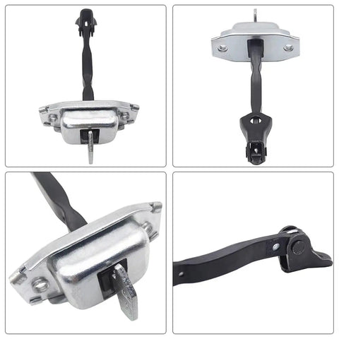 Door Hinges Kit For Corolla Matrix Prius 2003 2009 Car Door Check Strap Hinge Stopper Left Right Heavy Duty Metal ABS Construction