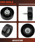 Idler Pulley For Chevy Silverado Tahoe Express 1500 2500 3500 GMC Sierra Yukon Savana Hummer H2 4.8L 5.3L Replaces 419602 89006