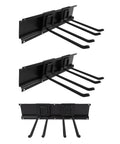 Heavy Duty Garage Tool Organizer Wall Mount Rail System 48 Inch With 360lb Load Capacity Metal Tool Rack Side View