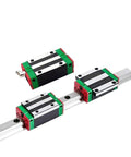 Pro Grade Linear Guide Block on CNC rail, HGH15CA compatible carrier, heavy-duty for precision motion with high load capacity