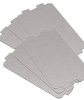 Microwave Mica Waveguide Covers, 4.21 X 2.52 Inch, Heat Resistant And Cuttable Mica Sheets, Pack of 6, stacked view
