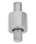 Heavy Duty Steel Hydraulic Pallet Jack Handle Roller With Gleaming Polish for easy spin on manual forklifts.