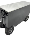 Badass Heavy Duty 500kg Rolling Toolbox With 7 Drawers Off Road Tires Racing Pit Wagon Cart featuring sleek black finish and durable wheels.