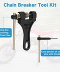 Chain breaker tool kit for 428H Chain 130 Links Ready To Roll Direct Replacement For 125cc To 200cc Dirt Bikes ATVs.