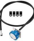 Upgraded 340-4990 Remote Brake Bias Adjuster Cable, 5-foot length, blue dial, 3/8-24 thread with four black brackets
