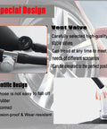 Air Wedge Pump Pro Grade For Cars and Home Projects, adjustable auto leveling showing vent valve and hose connection.