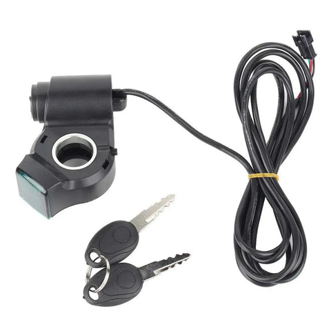 Portable Throttle Voltmeter For Electric Bikes And Scooters, Digital Voltage Display From 12V To 99V, Locking Mount