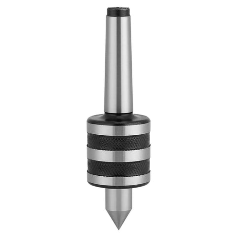 MT2 Live Revolving Center For Lathe Tailstock With 60 Degree Point 40Cr Steel Body And High Speed Steel Tip Tough Turning Tool Part For DIY Hobbyists And Pros 0.01 Precision