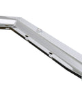 Angled Mud Flap Hanger With Spring Loaded Action Stainless Steel Class 430 27 Inch Length 2.5 Inch Bolt Spacing 10 Inch Enhanced