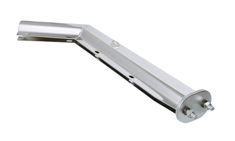 Angled Mud Flap Hanger With Spring Loaded Action Stainless Steel Class 430 27 Inch Length 2.5 Inch Bolt Spacing 10 Inch Enhanced