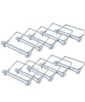 Heavy Duty Carbon Steel 5/16 By 2-3/4 Inch Trailer Hitch Pin 10 Pack Zinc Plated Rust Resistant Locking Pins For Utility Trailers RVs Boats Lawn Tractors Farm Equipment