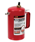 Eco-Friendly Non-Aerosol Reusable Liquid Sprayer Powered By Your Compressor, 80-150 PSI, refillable 32 oz red tank