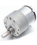 Badass Compact Dc Gear Motor Slams Out Serious Torque Across Voltage Options, 37mm size, waterproof material for custom robot projects.