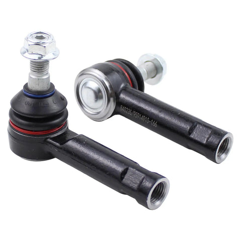 Front Left and Right Outer Tie Rod End Set for Buick Encore 2013 2022 and Chevrolet Trax 2013 2022 Replaces 95914910 95915222 ES800970 Easy Install Heavy Duty Steering Linkage, black metal pair