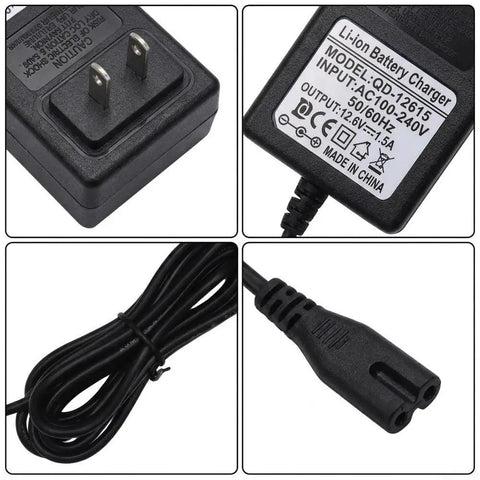 Heavy Duty Extension Cable For Robotic Lawn Mowers Outdoor Power Cord 500 Cm Length Compatible With Sileno R80Li features an adapter and flexible cord.