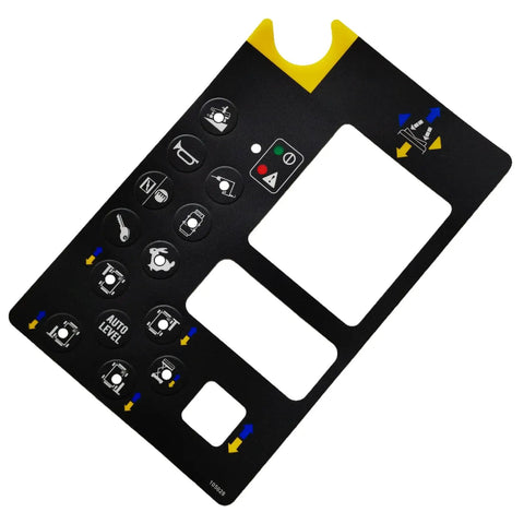 Top Shelf Heavy Duty Replacement Decal For Genie Scissor Lift Platform Control Panel 82417 82417GT No Sweat Upgrade For Gs3384 Gs3390 Gs439 Essentials