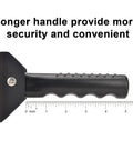 Doorway Flip Assist Handle Plus Stair Safety Grip Providing Sure Footed Balance Stability For Elders Or Anyone Needing Extra Mobility Support No Sweat Screwless Mounting With Solid One Hand Lift Bar, black handle with grip.