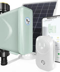 Smart WiFi Water Timer For Garden Hose Faucet Solar Powered 365 Days Uninterrupted Power Outdoor Sprinkler Timer Programmable