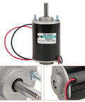 Heavy Duty 12 Volt Dc Brushed Motor With Smooth Quiet Operation And Gobs Of High Torque For Precision Grinding And Small Mechanical Devices Run Like A Dream, showing copper wire and steel shaft.