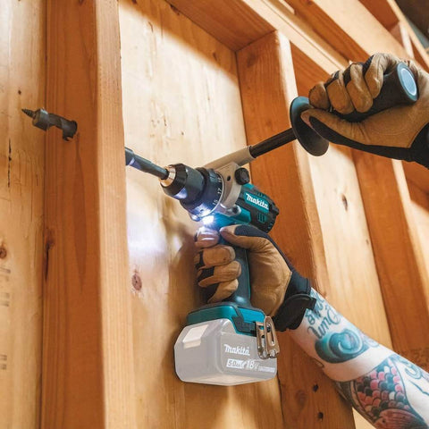 Compact 18V Hammer Driver Drill With Brushless Motor, 1/2 Inch Chuck, Tool Only, Two-Speed, used for drilling wood