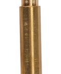 Close-up of brass Soldering Iron Tips M8 Universal 936 Soldering Iron Head Heat Set Insert Tip with One Quarter Inch Replacement Kit.