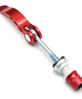 High Strength Aluminum Bike Seat Post Quick Release Pin M6x65mm Clamp Bolt Red with Quick Release Mechanism and Lightweight Construction