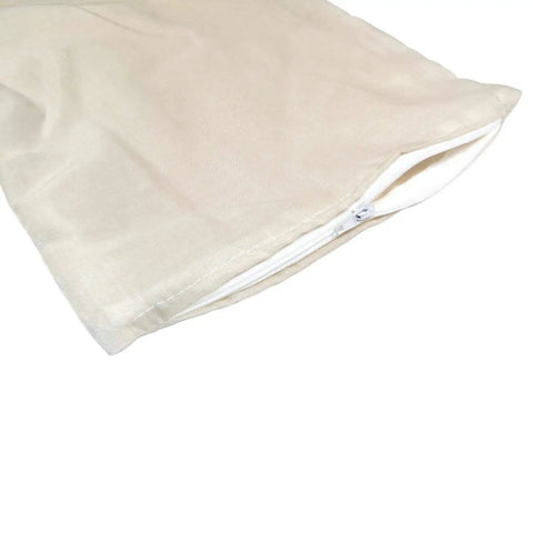 Close-up of Dual Pack Dust Collector Bag with reinforced wire frame, featuring a zipper for easy access, fits Dewalt DW744 DW745.