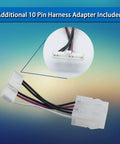 10-pin harness adapter for Washer Water Inlet Valve Replacement For Whirlpool Amana Crosley Maytag W11101906 W11210463