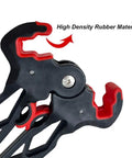 Close-up of Folding Archery Bow Stand For Compound Bows With Non Slip Grip showing high density rubber grips