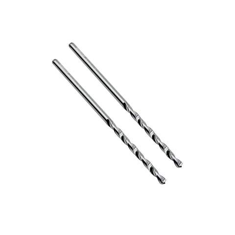 Solid Carbide Jobber Drill Bits Set With Straight Shank 0.063 Inch Diameter 118 Degree Point Tungsten Carbide Tough For Stainless Steel And Hard Materials 2 Pack