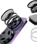 Magnetic CPL Filter For iPhone With Quick Mount 52mm Polarizing Phone Lens For iPhone 12 To 17 Anti Glare Reduces Reflections