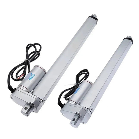 Premium Electric Linear Actuator With 250mm And 300mm Stroke Options Compatible With 12V Or 24V Dc Power Runs Like A Charm, featuring two sizes.