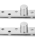 Dope 360 Degree Pivot Stainless Steel Door Hinge 75mm Long, 2 Pack, Revolving Brushed Finish