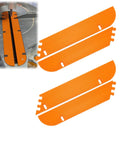 Orange Throat Insert Plate for Sliding Compound Miter Saw, fits MS1290LZA/MS1290LZ1, double-board design for full table coverage