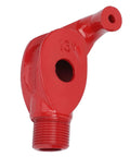 Heavy Duty Manual Pipe Bender Made From Heat Treated Carbon Steel For Precise Plumbing And Electrical Work Accurately Bends Galvanized And Aluminum Conduit Through 180 Degrees Essential Tool For Pros in red color.