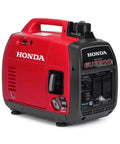 Smooth Operator 2200 Watt Portable Inverter Generator 120 Volt Output Featuring Smart Co Minder Safety Technology in bold red exterior.