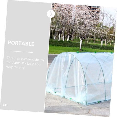 No-Fuss Outdoor Greenhouse Support Bracket for Garden Plants, Plastic Plant Cover Accessory, Clear Greenhouse Film, Easy Install Clip, Moisture Retention, Transparent House Garden Protector