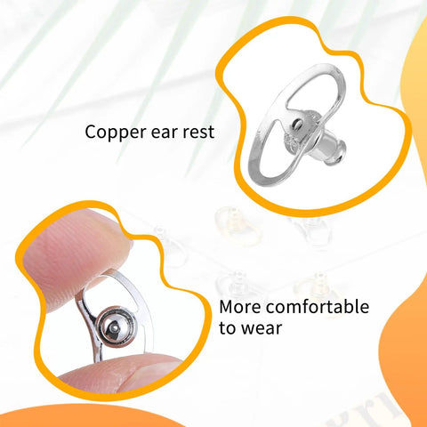 8 Pack Earring Lifters Backings For Droopy Ears Large Stud Back Replacements Tight Locking Earring Findings With Anti Slip Grip
