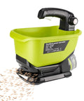 All Season Handheld Seed And Fertilizer Spreader For Lawns, 18V Battery Compatible, lightweight design dispensing seeds