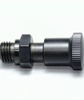 M20 Carbon Steel Index Plunger With Integrated Locking Spring And Heavy Duty Precision Alignment Pin, side view with threaded end.