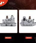 Front and back view of Direct-Fit Engine Variable Valve Timing VVT Solenoid Front Spool Valve Assembly Replacement for Acura RDX, Honda Accord, Crosstour, Pilot and Odyssey 3.5L V6 Be Ready for Smooth Shifts and Peak Performance Replace 15810R70A03