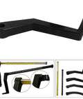 Pro Grade Tire Balancer Accessory Crank Tool With Measuring Ruler Handle Bar 158mm, multiple angles and parts shown.