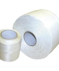 Half Inch By 1500 Foot White Woven Strapping Roll For Heavy Duty Pallet And Parcel Securing Durable Cord Strapping