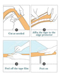 Steps to install U Shaped Foam Edge Protectors For Baby Safety, Real Deal Nbr Corner Guards, Hella Cushioned Table And Wall Bumpers.