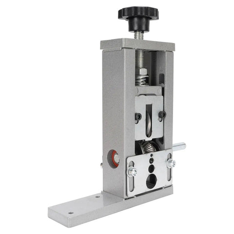 Versatile Electric Manual Wire Stripper With Drill Powered Option For Heavy Duty Stripping Up To 25mm Capacity showing precision mechanism.
