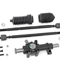 Beefed Up Heavy Duty Rack and Pinion For Polaris Ranger XP 900 And 1000 93115 Upgrade With 22mm Knuckle Shaft 18.8mm Spline 3.33 Turns 5/8-18 Threads Limited Lifetime Replacement Warranty parts layout