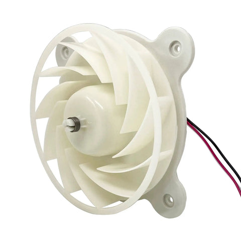 DC 12V Refrigerator Evaporator Fan Motor Replacement Part For Freezer And Fresh Food Cooling Quiet DIY Friendly 1870 RPM 2.5W 0.12A Durable OEM Style Replaces DA96-00968A DA31-00334A PS9494284 AP5948644, front view